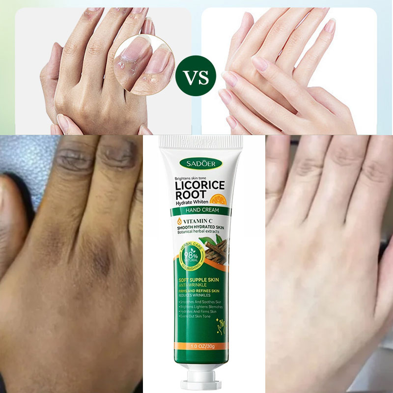 Licorice Root Extract - Hızlı Beyazlatma Koyu Knuckles El Kremi