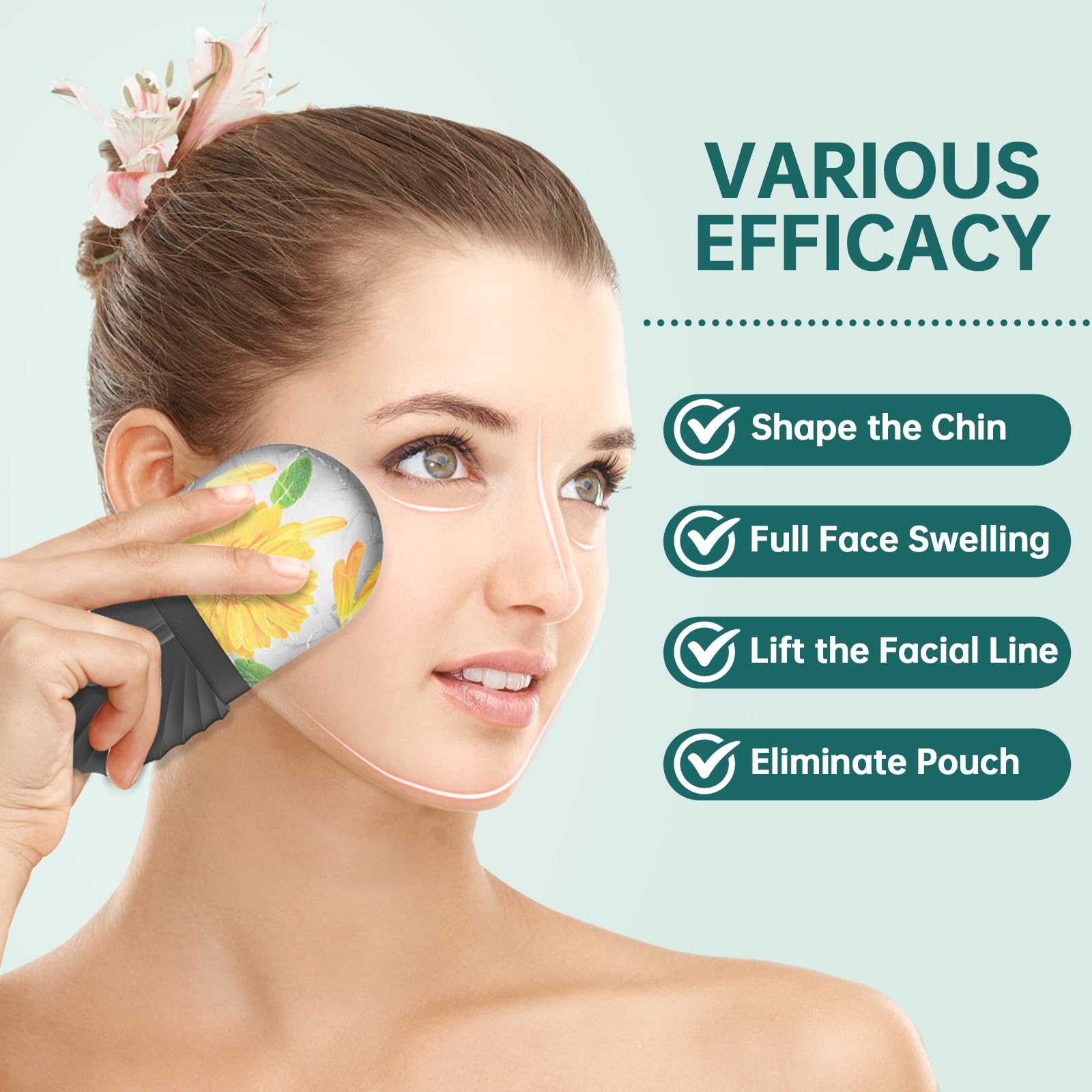 1/2/3 adet buz yüz masajı yüz  - Skincare Routine incelemesi ve fiyatı